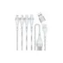 4smarts USB-C A Multi-Ladekabel 4in2 1.2m. wei