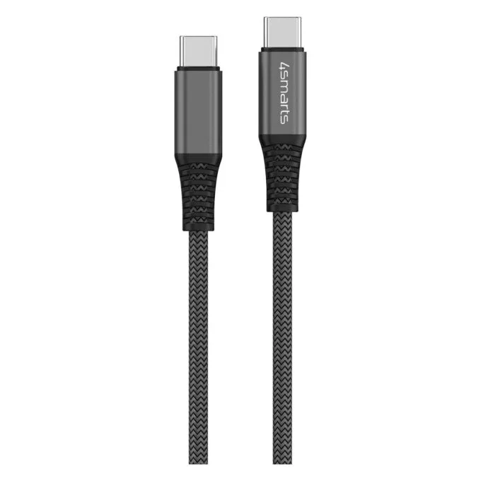 4smarts USB-C auf USB-C Kabel PremiumCord 100W 1.5m. schwarz — image 4