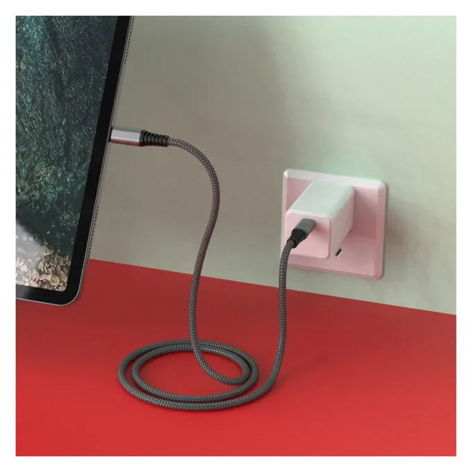 4smarts USB-C auf USB-C Kabel PremiumCord 100W 1.5m. schwarz — image 7
