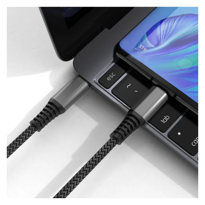 4smarts USB-C auf USB-C Kabel PremiumCord 100W 1.5m. schwarz — image 9