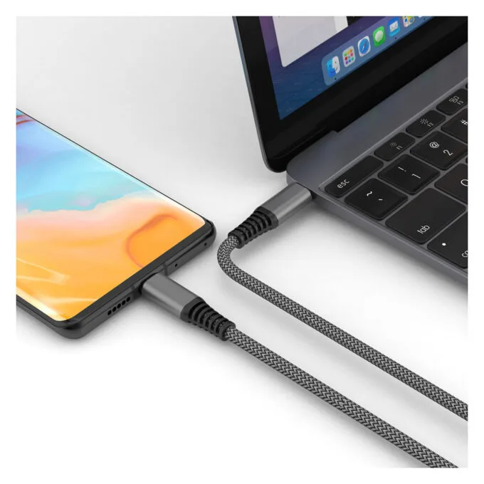 4smarts USB-C auf USB-C Kabel PremiumCord 100W 1.5m. schwarz — image 10