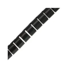 59947S 10m SPIRAL WRAPPING BAND 15mm BLACK, INLINE