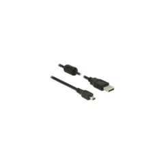 5m - USB 2.0-A USB 2.0 Mini-B 5m USB A Mini-USB B Männlich Männlich Schwarz USB Kabel