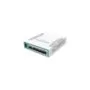 5P+1 MikroTik - CRS106-1C-5S-POE M - Gigabit PoE Switch, Fanless
