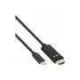 64112 2m USB TYPE-C to HDMI MALE, USB DISPLAY CABLE 4K2K BLACK INLINE