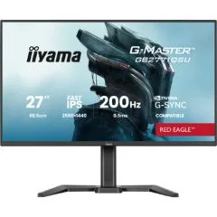 68.6 cm 27? (2560×1440) iiyama - GB2771QSU-B1 - 16:9 QHD Fast IPS 0.5 ms (MPRT) 200 Hz HDMI 2× DisplayPort USB-C VESA 100