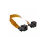 69991I SLIM RJ45 CABLE FOR WINDOWS DOOR USAGE, 2x RJ45 F F UNSHIELDED 0.3m INLINE