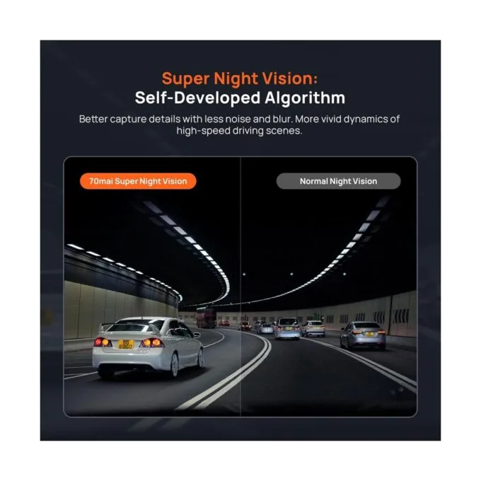 70mai A800SE Dash Cam 4k w. 3inch screen - 2160p 140FOV — image 2