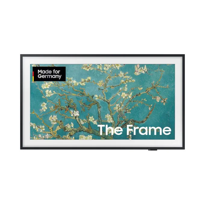 80.0cm 32' (1920x1080) Samsung The Frame GQ32LS03CBUXZG 16:9 QLED 50Hz HDMI USB WLAN Bluetooth HDR10+ Speaker Black — image 1