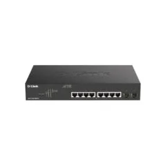 8P+2P PoE Switch - DGS-1100-10MPV2 - 8x PoE, 2xSFP, 130W, Gigabit, Smart Web-managed, Rackmount