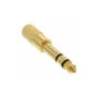 99305P AUDIO ADAPTOR 6.3M TO 3.5F STEREO GOLDED PLATED INLINE