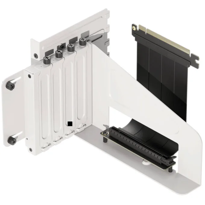 HAVN Universal Vertical GPU Kit White - 6‑Slot PCIe 5.0 Riser Kit - HVN-AS-UVGPK-50 — image 1
