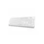 A4Tech FK10 Fstyler Sleek Multimedia Keyboard USB White