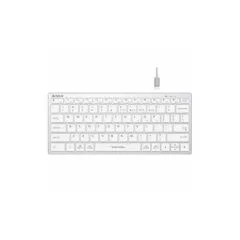 A4Tech Fstyler FBX51C Compact Dual-Mode BT/2.4G Wireless Keyboard Grey
