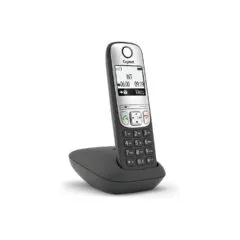 A690 schwarz schnurlos analog DECT Display Freisprechen Telefonbuch fr bis zu 100 Eintrge