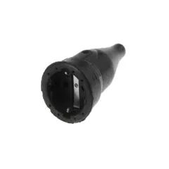 ABL 100000048 Original Kupplung. SCHUKO. Gummi (TPE). schwarz. IP20. Typ 1566