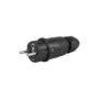 ABL 100000068 Professional Stecker. SCHUKO & fr-be. Elamid-2K. schwarz. sv. IP54