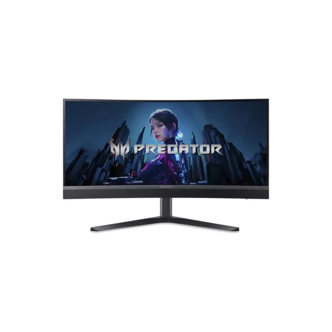Acer Predator X34V3b - 34" UWQHD (3440x1440) Curved 1500R - 180Hz, 1ms GTG, Mini-LED, DisplayHDR1000, Black — image 1