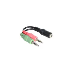 Adapter 3.5mm (socket) to 2x3.5mm (plug), Y-cable