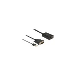 Adapter Cable - DVI + USB-A Male to DisplayPort Female