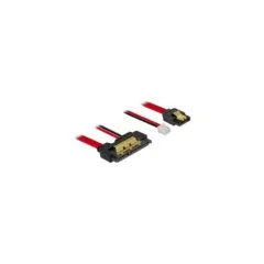 Adapter Cable SATA 7Pin + 2Pin to SATA 22Pin - SATA 7Pin + 2Pin to SATA 22Pin