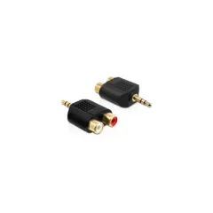 Adapter Cinch 2 x Buchse to 3.5 mm Del