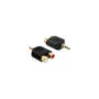 Adapter Cinch 2 x Buchse to 3.5 mm Del