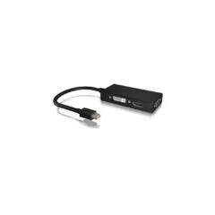 Adapter ICY BOX mini DisplayPort to DVI HDMI VGA 4K 60Hz Black - Characteristics