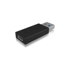 Adapter ICY BOX USB-A to USB-C Black (M) - IB-CB015 - Black, USB-C 3.1 Gen 2 to USB-A 3.1 Gen 2, 10 Gbit/s