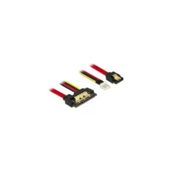 Adapterkabel SATA 7Pin + Floppy 4Pin to SATA 22Pin