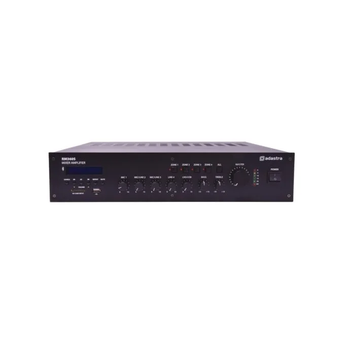 Adastra Amplifier - RM360S - 100V 4Z 360W Amp FM USB BT — image 1