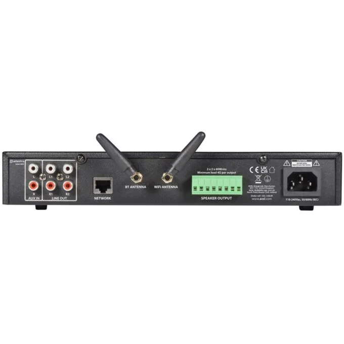 Adastra Amplifier - S460-WIFI - WIFI BT USB 4x30W@8ohm 103.146UK — image 3