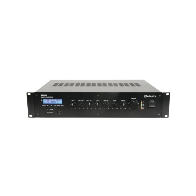 Adastra - RM120 v2 - 100V Mixer Amp 120W FM USB BT — image 1