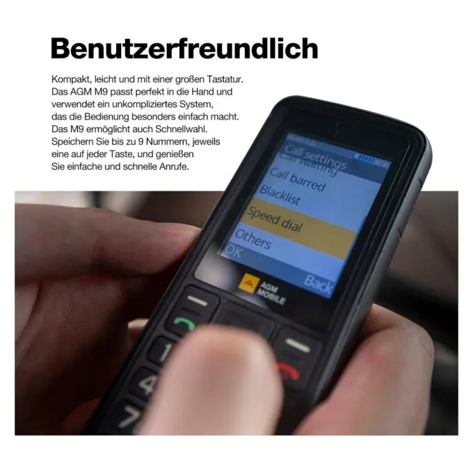 AGM by Bea-fon M9 Bartype (4G) rugged (IP68 IP69K MIL-STD-810H — image 4
