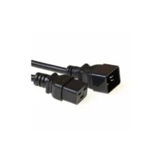 AK5023 2m C19 F TO C20 M POWER EXTENTION CABLE BLACK, ACT