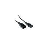 AK5029 0.60m C13 TO C14 POWER EXTENTION CABLE BLACK ACT