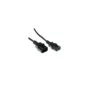 AK5029 0.60m C13 TO C14 POWER EXTENTION CABLE BLACK ACT
