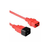 AK5091 3m C19 F TO C20 M POWER EXTENTION CABLE RED, ACT