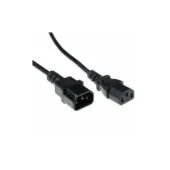 AK5120 1.20m C13 TO C14 POWER EXTENTION CABLE BLACK ACT