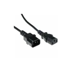 AK5120 1.20m C13 TO C14 POWER EXTENTION CABLE BLACK ACT