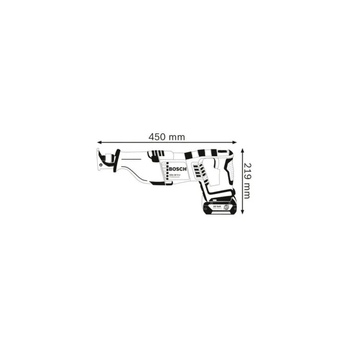 Akku-Säbelsäge GSA 18 V-LI Professional solo, 18Volt — image 2