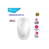 Alcatroz Airmouse Duo 5X Wireless Bluetooth Mouse White