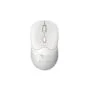Alcatroz AirMouse Duo 6 Wireless & Bluetooth Rechargeable Silent Click Mouse White