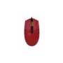 Alcatroz ASIC PRO 8 Wired Blue Ray Mouse Red