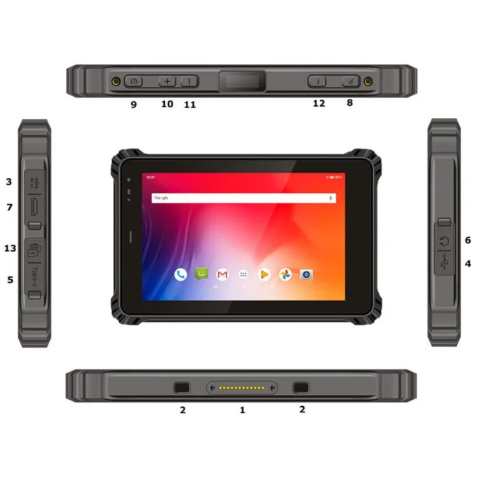 ALLNET Rugged Outdoor Tablet Windows 2D Scanner NFC LTE X-trail-100-Intel-2D — image 2