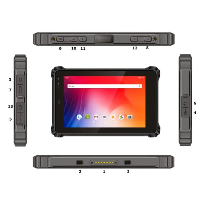 ALLNET Rugged Outdoor Tablet Windows NFC LTE X-trail-100-Intel — image 2
