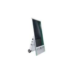 ALLNET Standdisplay 43 Zoll Outdoor Kundenstopper mit Akku oh. Touch mit Laufrollen 1500Nits Android Farbe schwarz