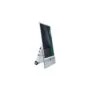 ALLNET Standdisplay 43 Zoll Outdoor Kundenstopper mit Akku oh. Touch mit Laufrollen 1500Nits Android Farbe schwarz