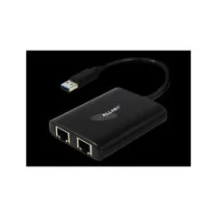 ALLNET USB 3.0 Typ-A Netzwerk Adapter 2x + 1x USB 3.0 Hub ALL-NC-2G-102-USB-A ALLTRAVEL