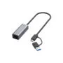 ALLNET USB 3.0 Typ-C&A Ethernet Adapter 2.5 Multi-Gigabit LAN ALL-NC-2.5G-USBC A ALLTRAVEL